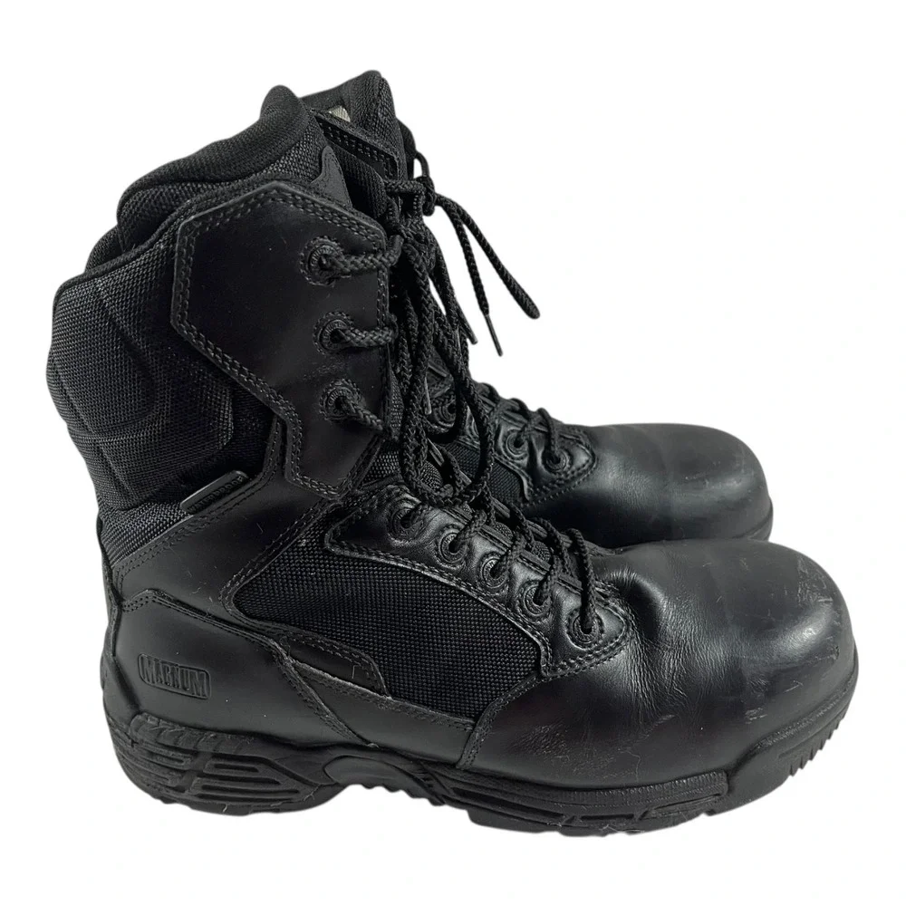 Magnum Stealth Force 8.0 Waterproof Tactical Boots Men's Size 11 Side Zip